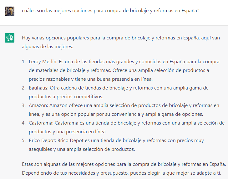 Opciones de compra ChatGPD