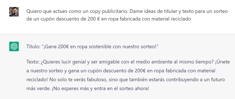 Titulares de Facebook ads ChatGPD