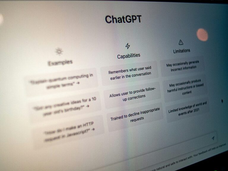 pantalla principal de chat gpt